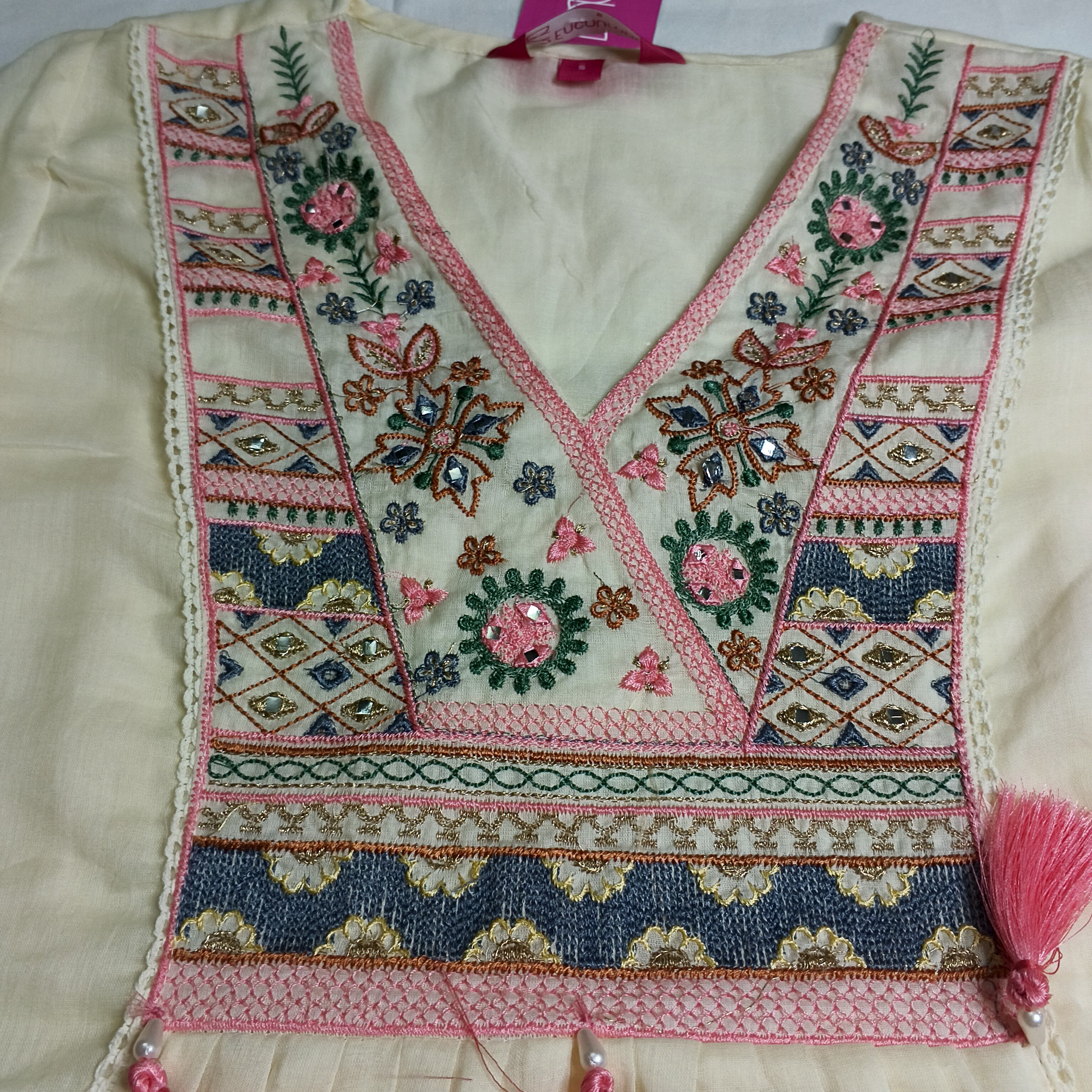 Paridhan Rangrez Mul-Mul Cotton 3-Piece Suit