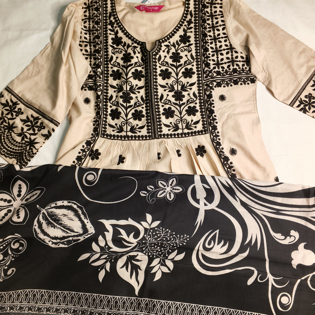 Paridhan Midnight Cotton 3-Piece Suit