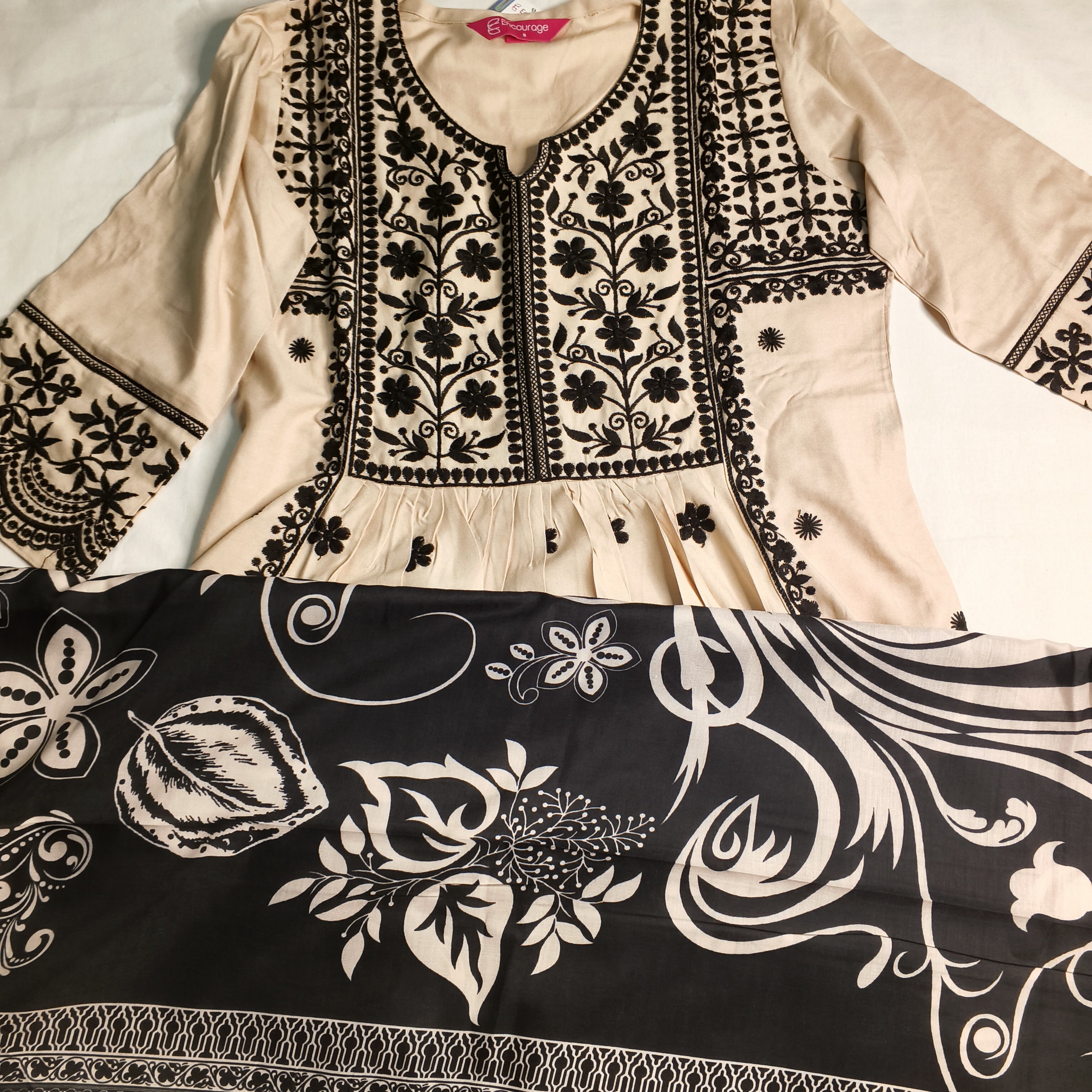 Paridhan Midnight Cotton 3-Piece Suit