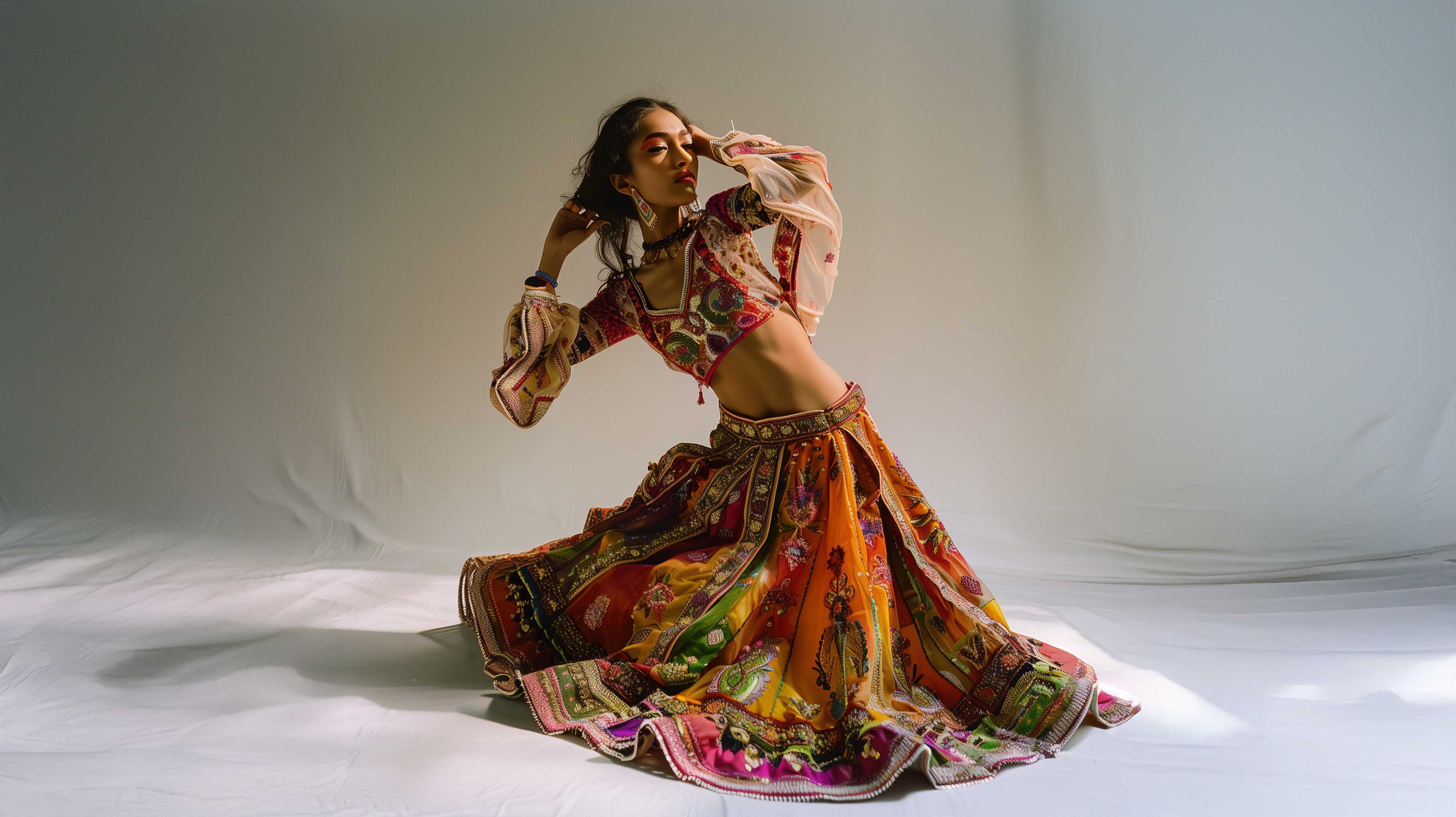 Paridhan Rangrez Mul-Mul Cotton 3-Piece Suit